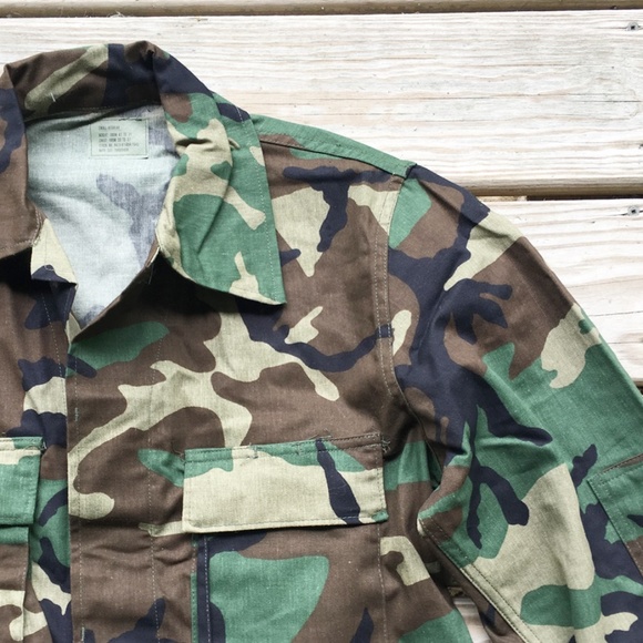 Camo Woodland Jacket Authentic Army Surplus - Picture 2 of 6
